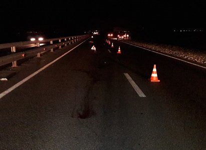 Полиция ищет очевидцев смертельного наезда на пешехода на Солотчинском шоссе