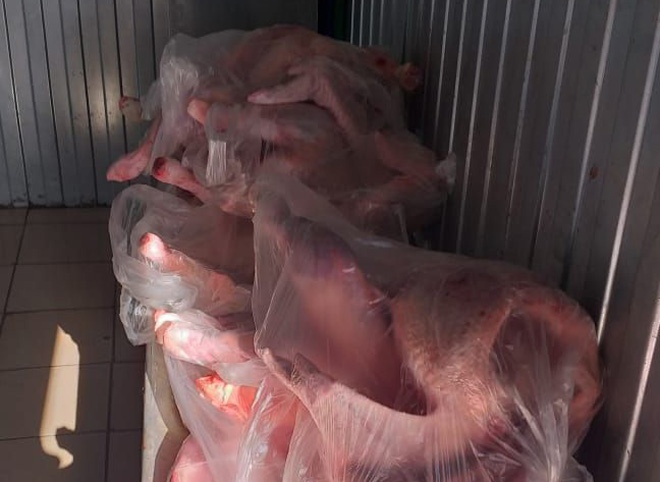В Рязанской области нашли 2,5 тонны опасного мяса