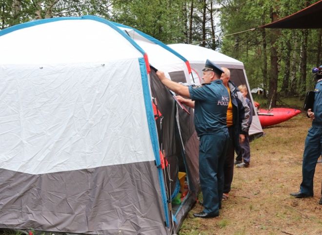 В палаточных лагерях Рязанской области провели внеплановые инструктажи