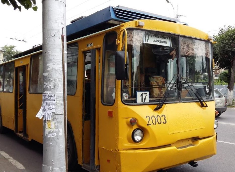 На улицах Рязани появился экспериментальный троллейбус