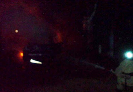 Mitsubishi на ул. Бирюзова в Рязани тушили 11 пожарных