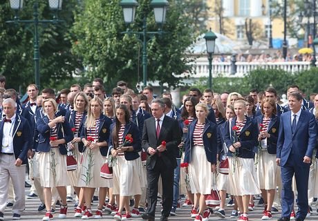 Сборная России отправилась на Олимпиаду в Рио (видео)