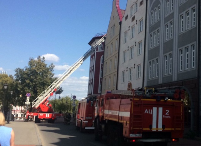 МЧС сообщило подробности пожара в отеле «Старый город»