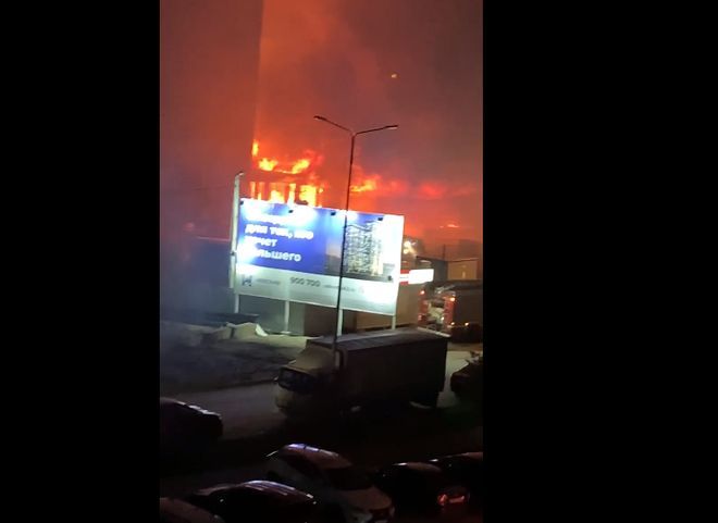 В Рязани произошел пожар на улице Мервинской