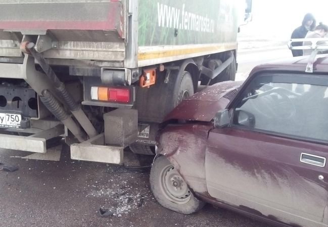В ДТП под Пронском пострадали три пассажира ВАЗ-2107