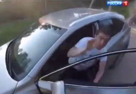 «Россия-1» сделала зачинщика драки с мотоциклистом жертвой