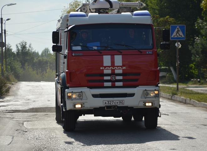 На пожаре в Рыбновском районе погиб 40-летний мужчина
