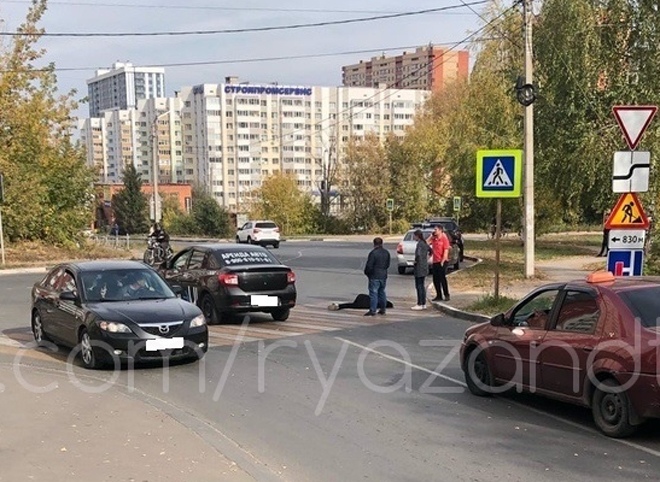 В Дашково-Песочне на пешеходном переходе сбили девушку