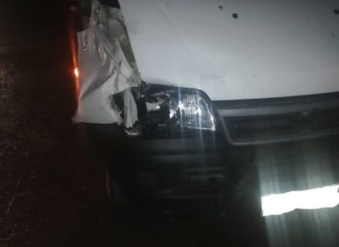 На трассе М5 под Спасском микроавтобус насмерть сбил пешехода