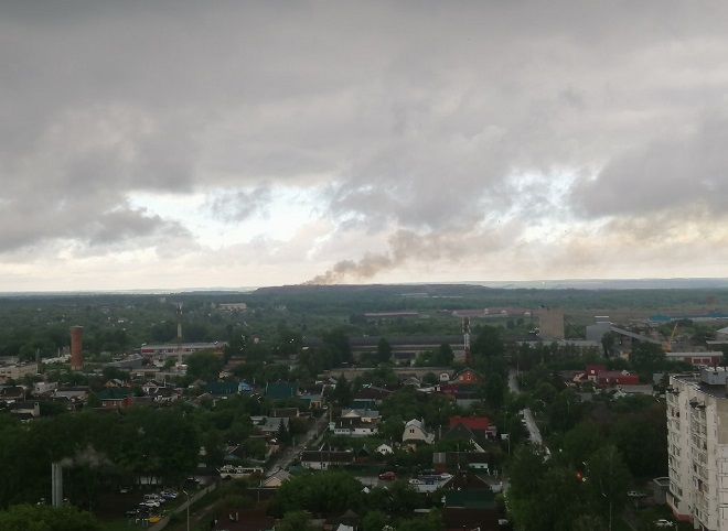 В МЧС прокомментировали повторное загорание рязанской городской свалки