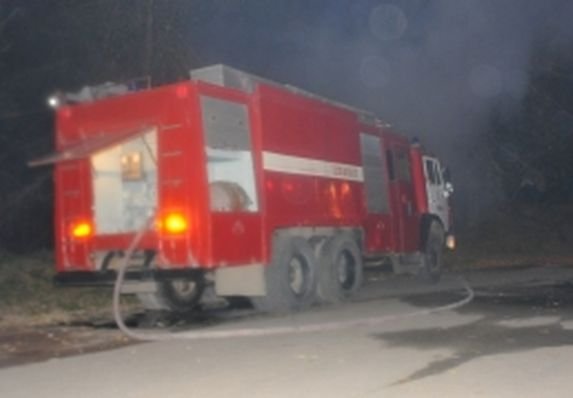 На пожаре в Скопине спасли человека