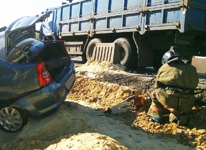 В Шацком районе в массовом ДТП погиб один из водителей