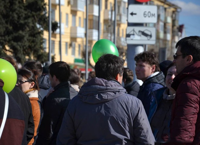 На акцию протеста в Рязани сегодня вышли 20 человек