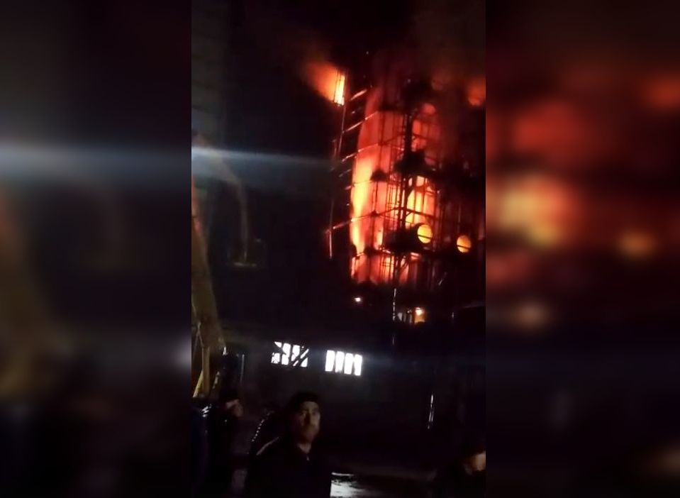 Пожар на заводе в Скопине ликвидирован