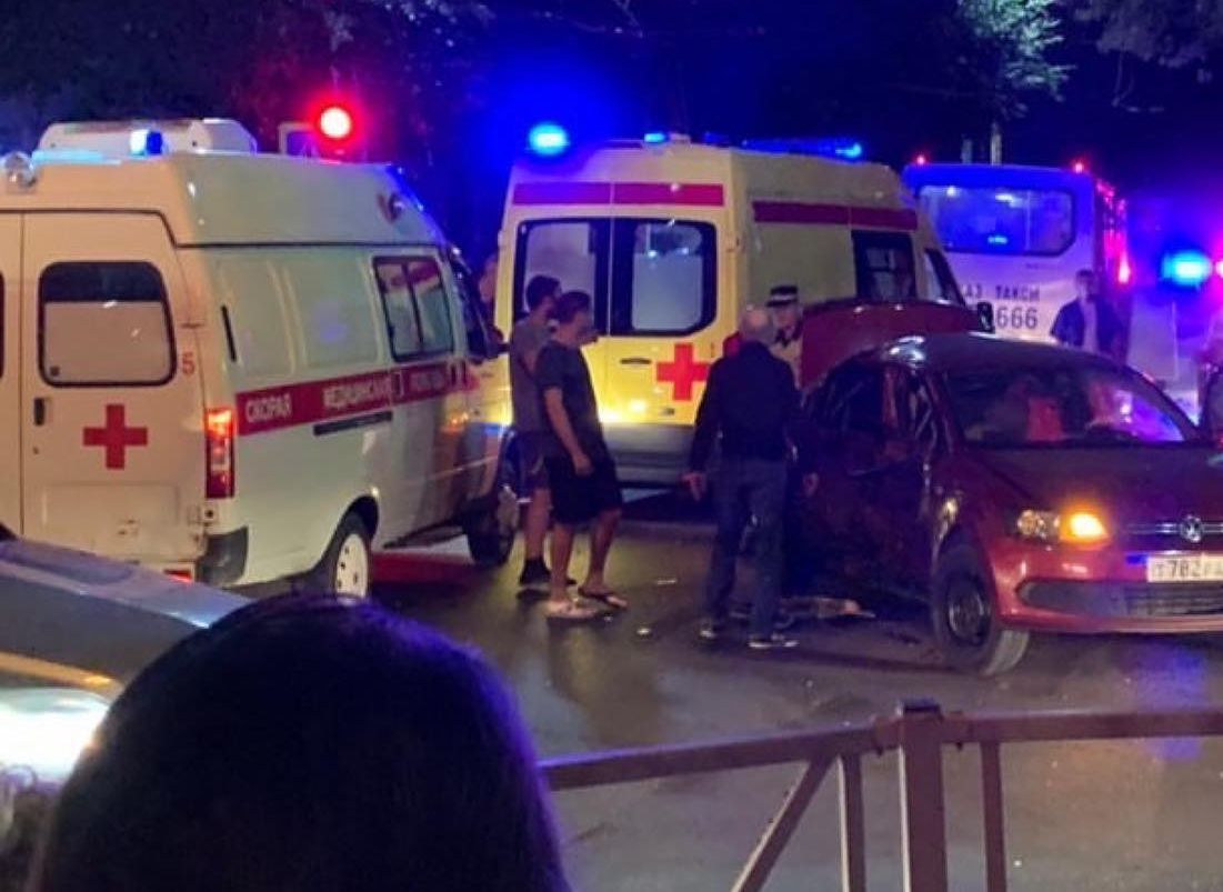 В ДТП с маршруткой на улице Гагарина пострадала грудная девочка