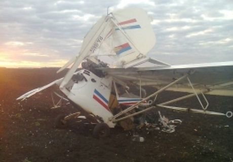 В Рязанской области упал самолет