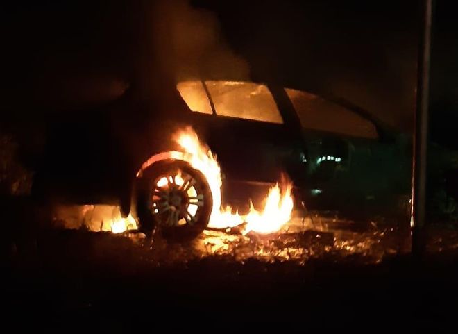 На трассе Москва — Касимов сгорел автомобиль
