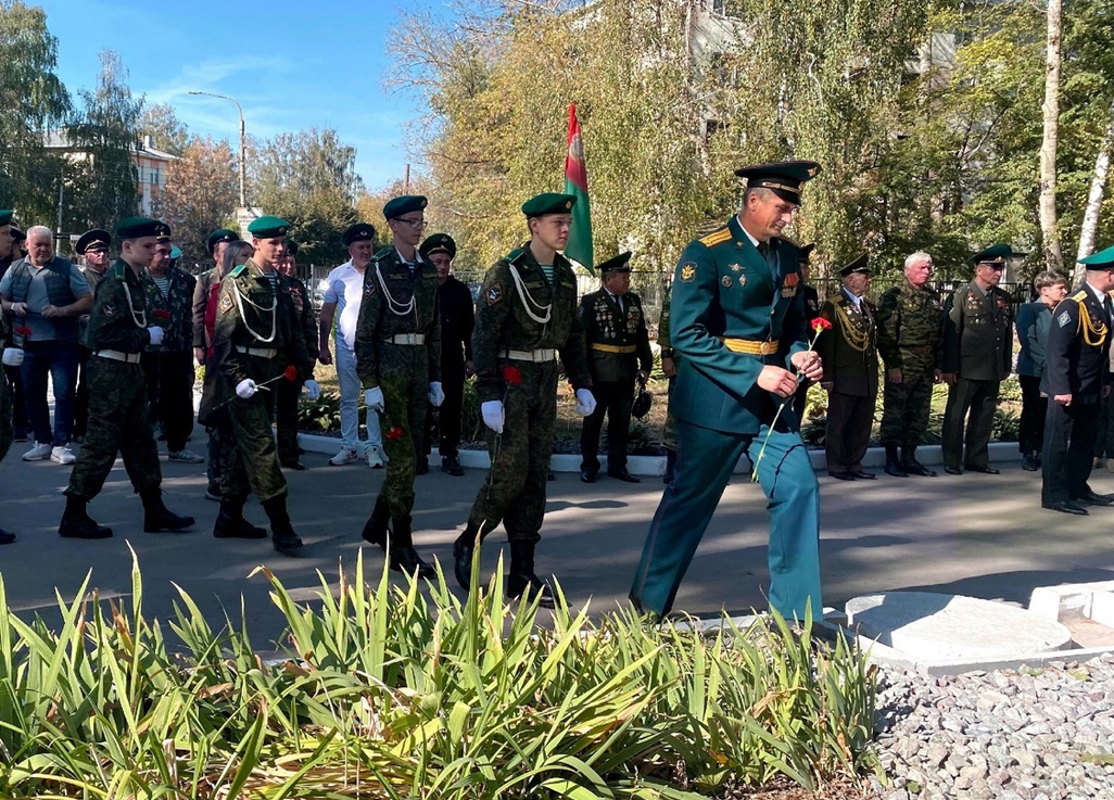 В Рязани открыли памятный знак, посвященный героям-пограничникам