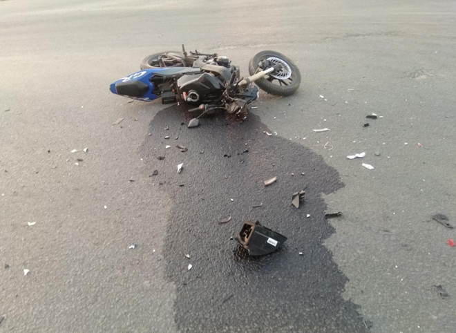 В полиции прокомментировали ДТП с «летающим» мотоциклистом