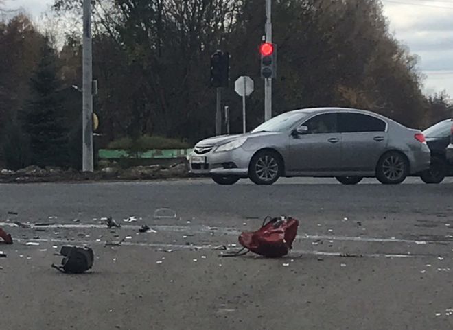 В ДТП с «Нивой» в Рыбновском районе пострадал мотоциклист