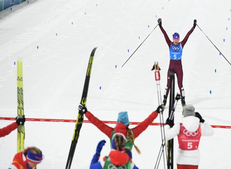 Российские лыжницы завоевали бронзу в эстафете на Олимпиаде в Пхенчхане