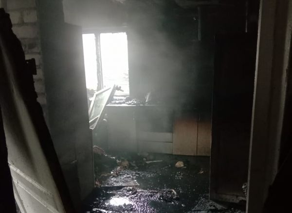 В пожаре на окраине Рязани погибли мать и сын