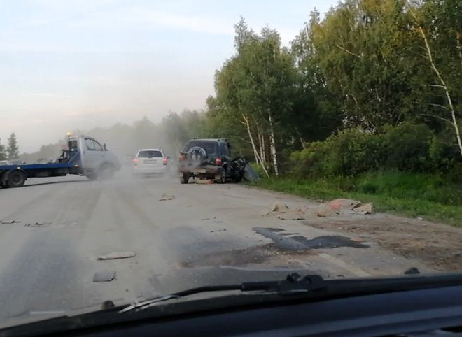 Последствия массовой аварии под Рязанью попали на видео