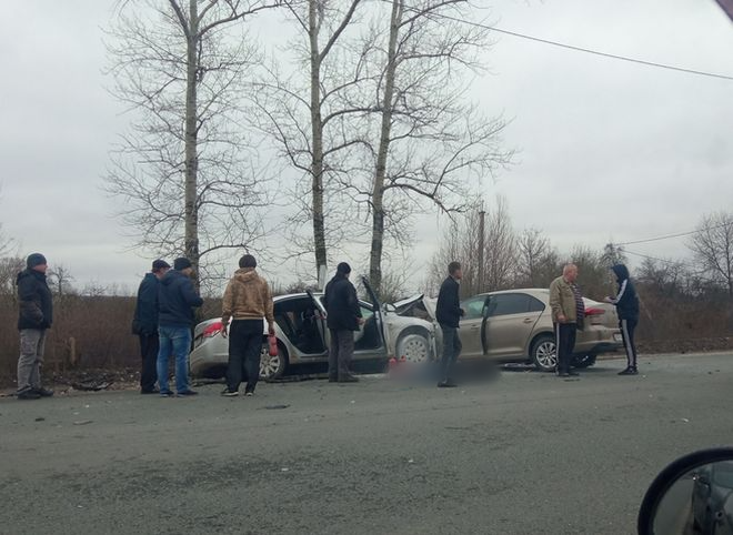 На Ряжском шоссе произошла серьезная авария