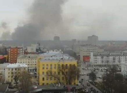 МЧС опубликовало подробности пожара в центре Рязани