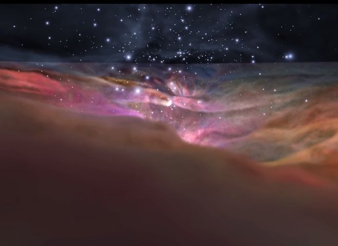 NASA показало видео «полета» сквозь Туманность Ориона