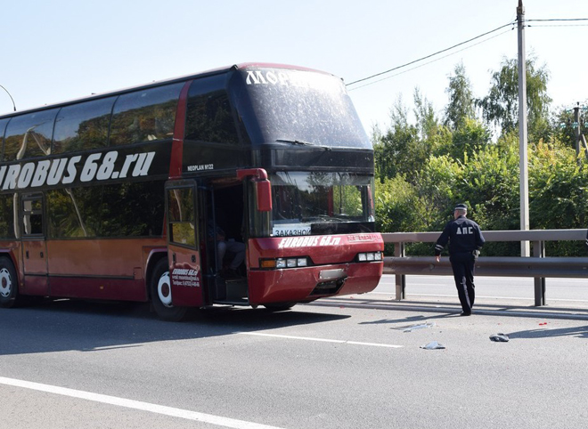 Пассажирский автобус, ехавший в Москву, попал в ДТП под Рязанью
