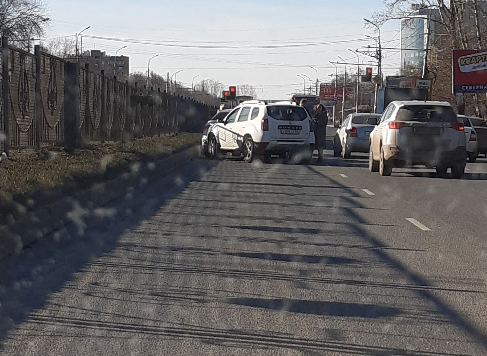 На Московском шоссе столкнулись пять автомобилей