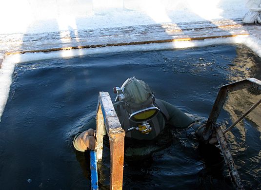 В Рязани десантников-водолазов обучат работе подо льдом
