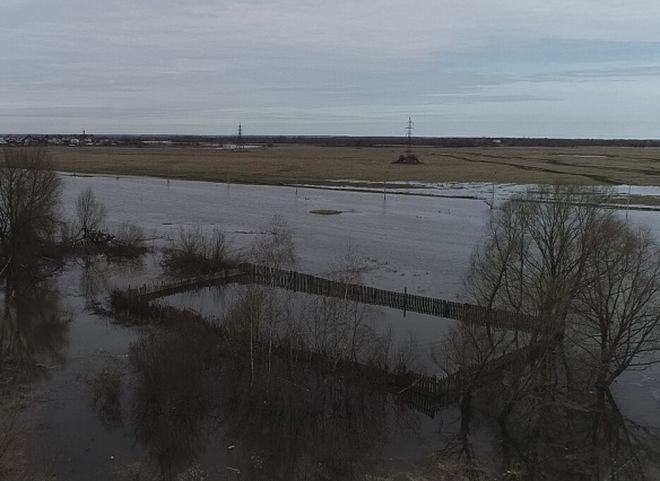 В Рязани при подъеме воды в Оке подтопило 17 приусадебных участков