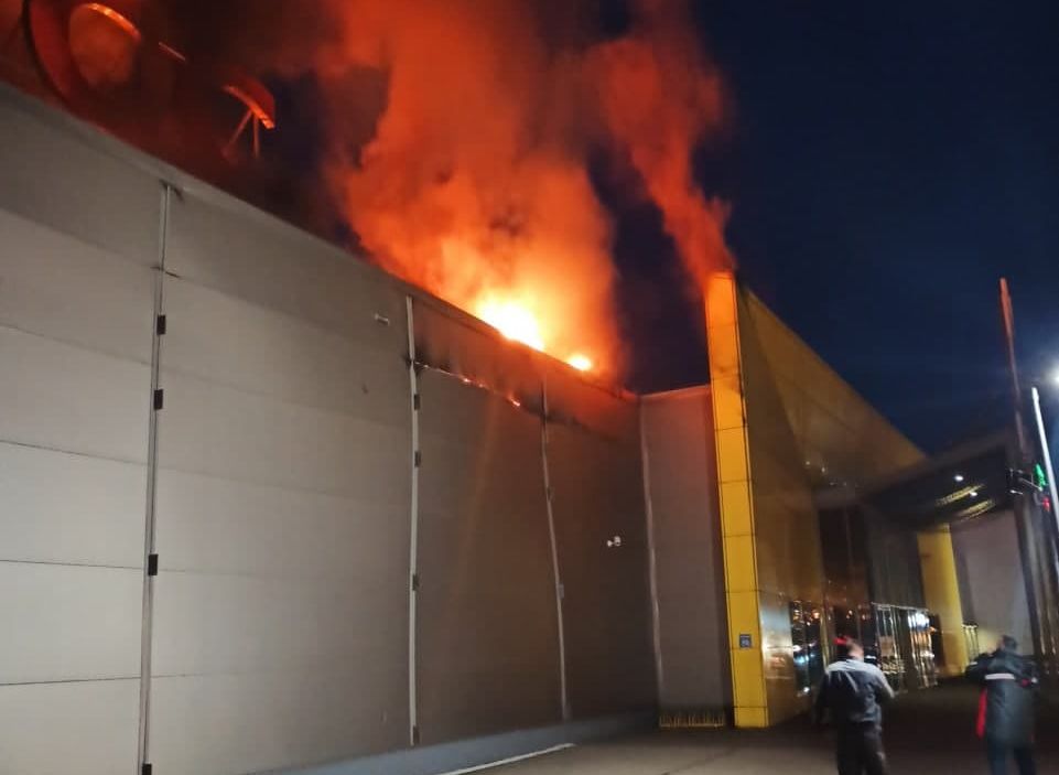 Пожар в «М5 Молле» потушен