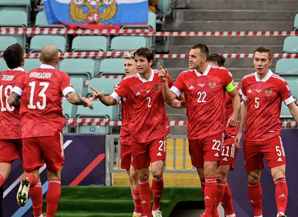 Россия обыграла словенцев в отборочном матче к чемпионату мира по футболу