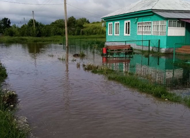 В Рязанской области подтопило еще 20 участков и два моста