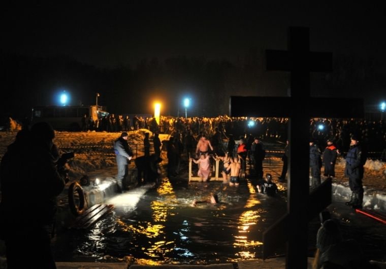 75 тысяч рязанцев отпраздновали Крещение