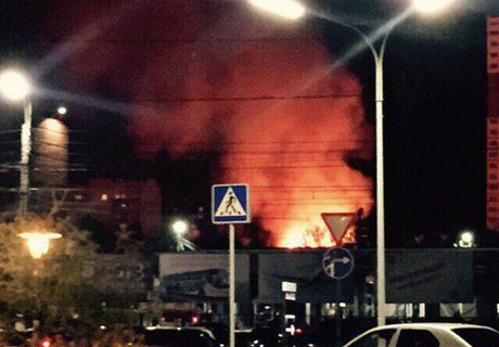 В Рязани тушили пожар в доме на Мервинском проезде