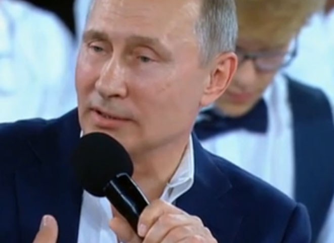 Путин раскрыл свой псевдоним в разведшколе на встрече с детьми