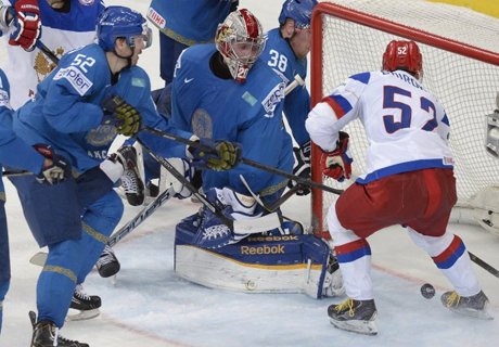 Россия победила Казахстан на ЧМ-2016 со счетом 6:4
