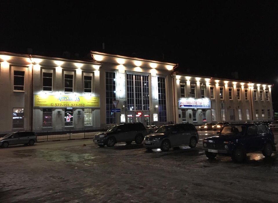 Здание вокзала Рязань-1 оборудовали архитектурной подсветкой