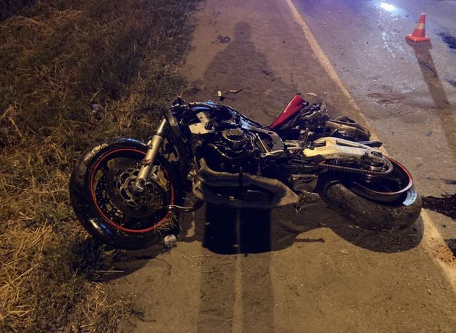На трассе Рязань — Ряжск погиб врезавшийся в столб мотоциклист