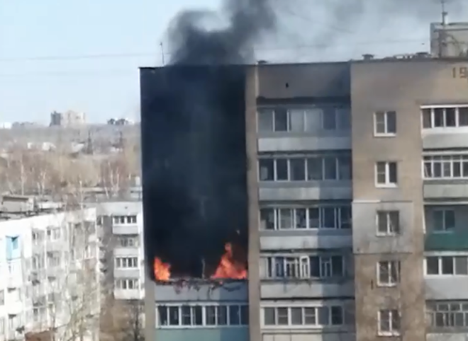 При пожаре на улице Забайкальской пострадал пенсионер