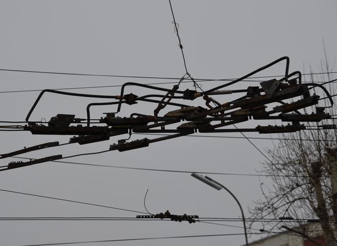 В Московском районе Рязани снова обесточили троллейбусные провода