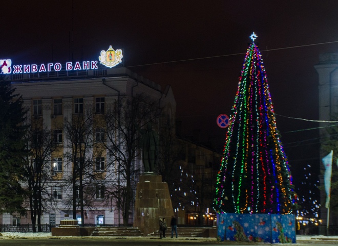 Рязанцы встретят Новый год на площади Ленина