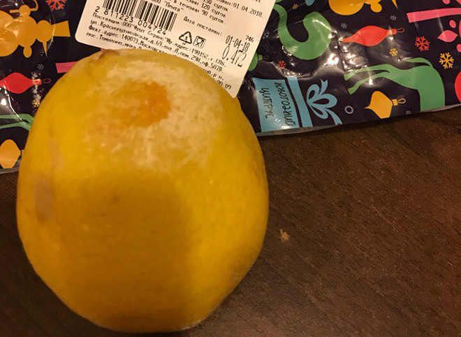 Рязанка обнаружила в «Ленте» лимоны с «сюрпризом»