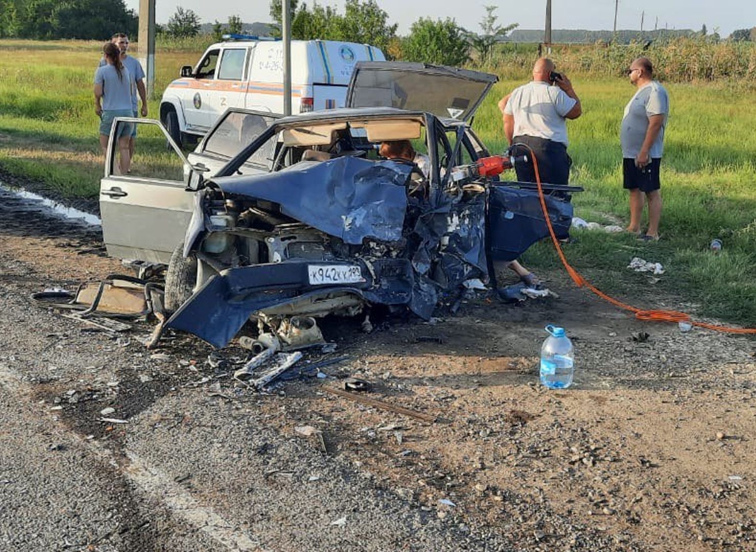 В Краснодарском крае после выписки из роддома в ДТП погибли младенец и его  отец