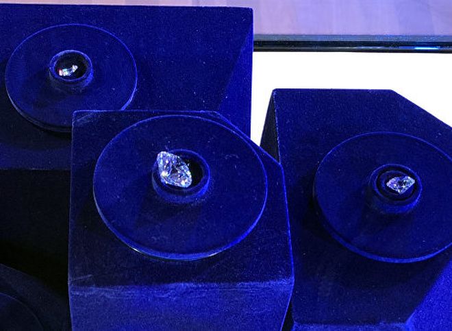 В США презентовали уникальные российские бриллианты