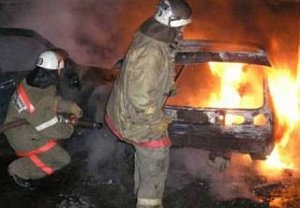 В Касимовском районе пожар уничтожил Volkswagen